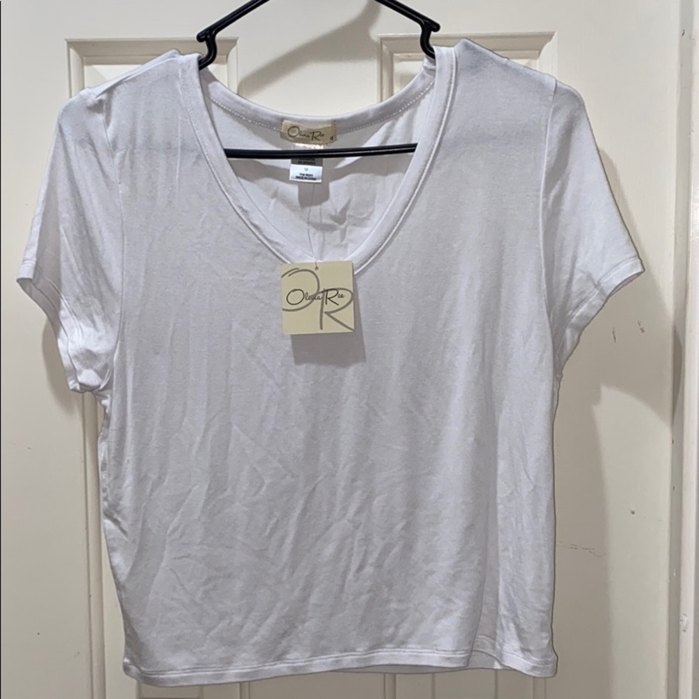 White V neck